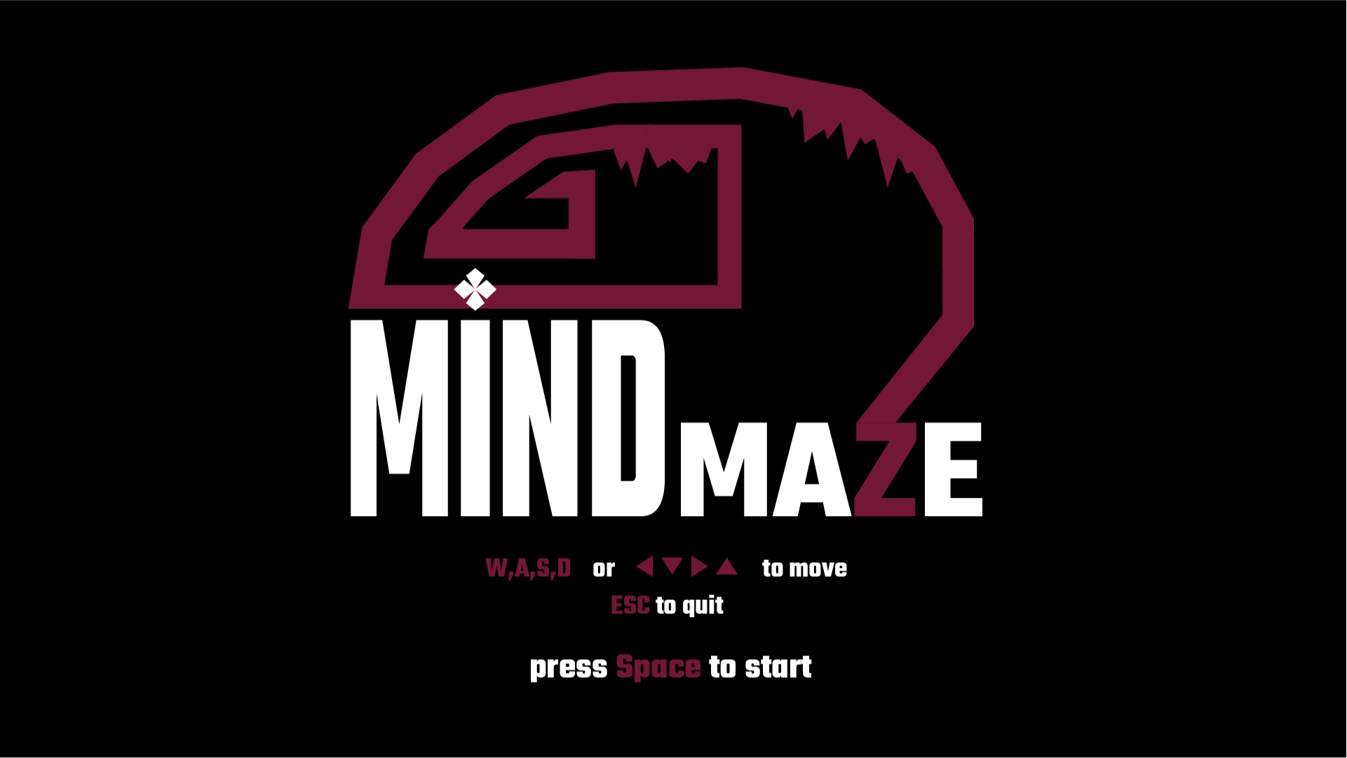 Mindmaze: main menu