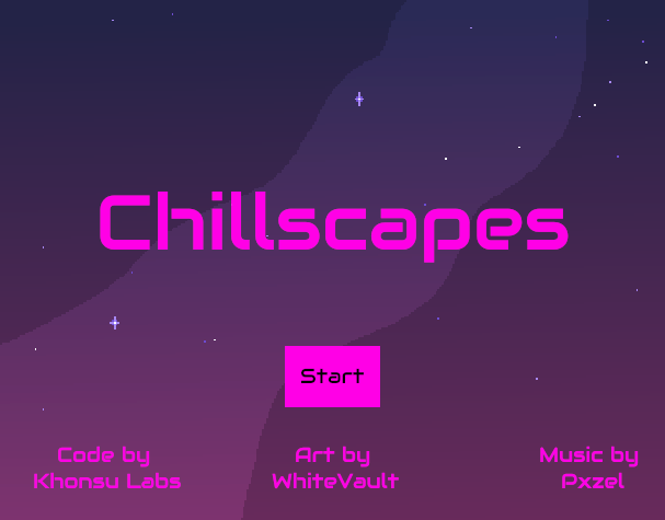 Chillscapes Main Menu