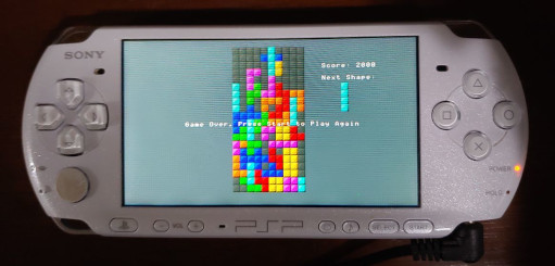 tetris on rust-psp