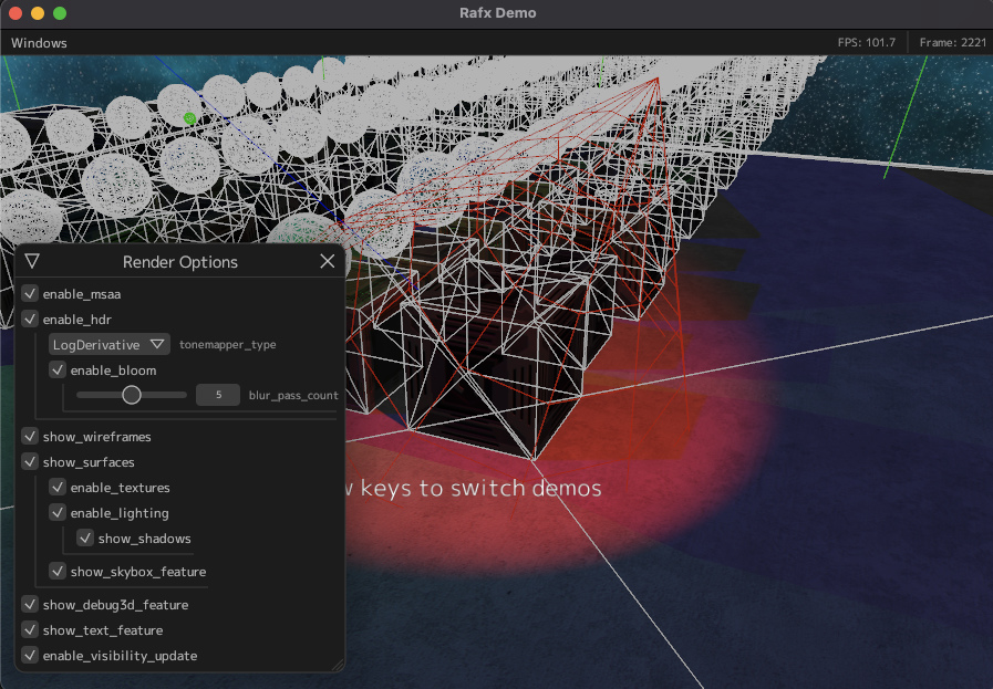 Rafx Wireframe Demo