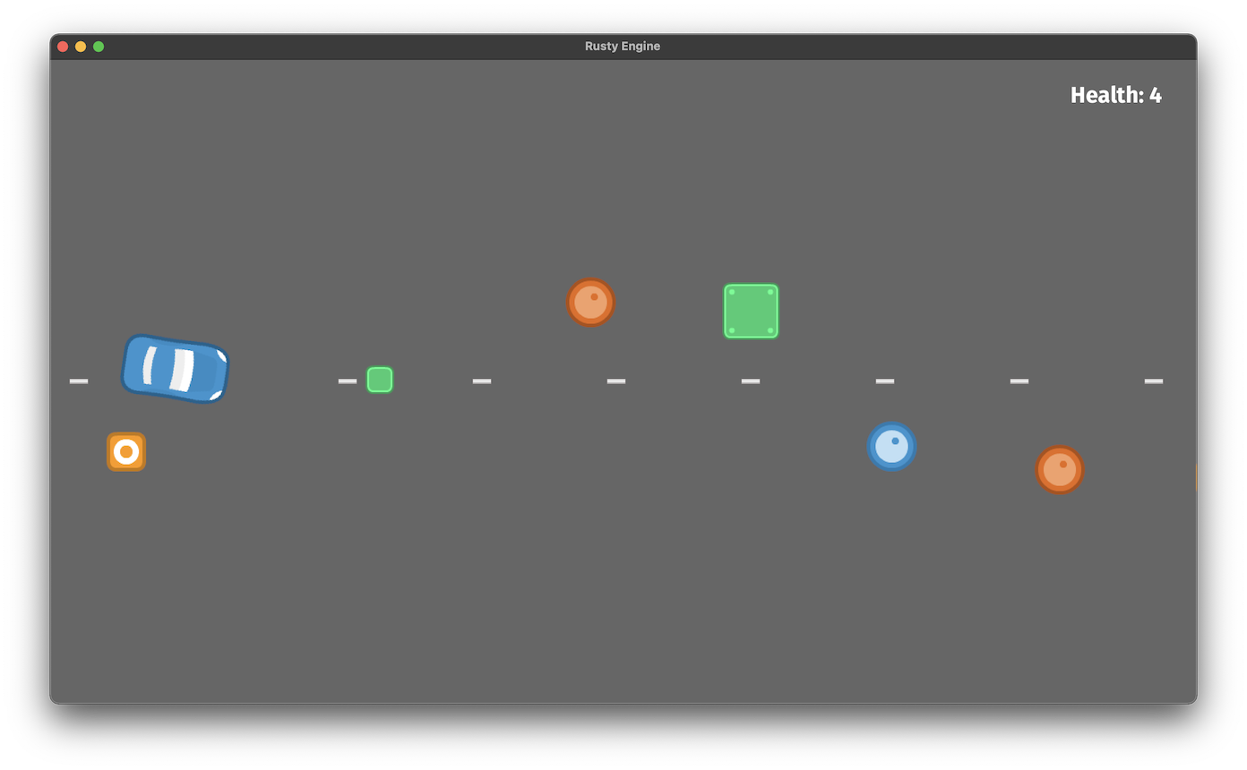 An example Rusty Engine game